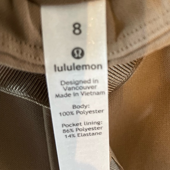Lululemon wide leg drawstring trouser size 8 27.5 inseam - Picture 3 of 9